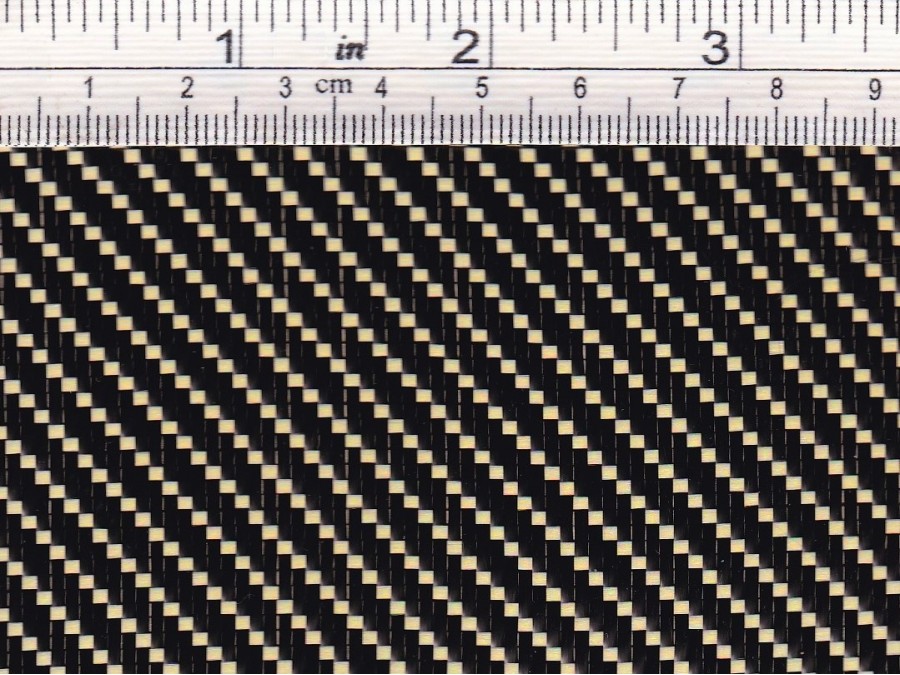 Carbon aramid fabric CK225Τ Hybrid fabrics